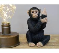 Rude Monkey Ornament Up Yours Chimpanzee Figure 12cm Funny Chimp Stunning Detailed Finish Resin