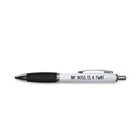 Rude Pens For Adults | Funny Boss Gifts Leaving Presents For Colleagues | Silly Ballpoint Pen Novelty Funky Stationery Quirky Gift Office Desk Accessories (Black_PAP56)