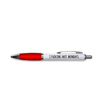 Rude Pens For Adults | Funny Boss Gifts Leaving Presents For Colleagues | Silly Ballpoint Pen Novelty Funky Stationery Quirky Gift Office Desk Accessories (Red_PAP8)