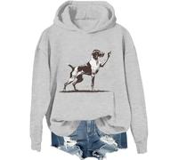 Rude Pointer Dog German Shorthair Dog Hoodie, Rude Pointer Dog German Shorthair Dog Shirt, GSP Shirt, Funny Dog Shirt Grey