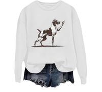 Rude Pointer Dog German Shorthair Dog Sweatshirt, Rude Pointer Dog German Shorthair Dog Shirt, Gsp Shirt White