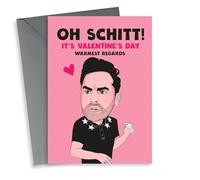 Rude Valentines Day Card - Schitts Creek - David Rose - Oh Schitt It's Valentines Day Warmest Regards