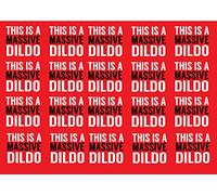 Rude Wrapping Paper This Is A Massive Dildo Design 70 x 50cm 2 Sheets Funny Adult Humour - WRAP02