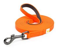 Rudelkönig drag leash with handle padding - 5m / 10m - Robust & weatherproof dog training lead