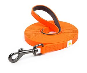 Rudelkönig drag leash with handle padding - 5m / 10m - Robust & weatherproof dog training lead