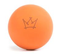 Rudelkönig Natural rubber dog ball - Orange ball with 6,5cm Ø - Almost indestructible dog toy including practical storage bag