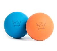 Rudelkönig Natural rubber dog ball - Two balls with 6,5cm Ø - Almost indestructible dog toy including practical storage bag