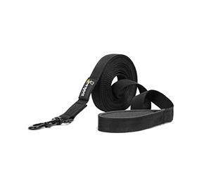 Rudelkönig tow leash with handle padding - 5m / 10m / 15m / 20m - Robust & weatherproof long line dog lead leash for successful dog training