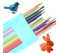 Rudfovn 110 Pcs 3D Pen Filament Refills for 3doodler Start+, 10 Colors | 15cm Length | 2.5mm Low-Temperature PCL Filament for 3D Doodle Pen