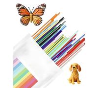 Rudfovn 150 Pen Refills for 3Doodler Start+, 10 Colours, 2.5mm Low-Temperature PCL Filament, 150 Pieces