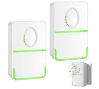 Rudfovn Plug-in Ionic Air Purifier 2-Pack - Compact Ionizer for Home & Office, Releases 45 Million Negative Ions to Help Neutralize Smoke, Pet & Cooking Odors (Bedroom, Kitchen, Bathroom)