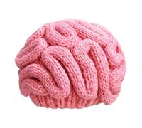 RUDFUZ 1. Stylish Brimless Beanie Hip-hop Cap For Men Women; Quirky Brains Design, Elastic, Warm Urinal-style Hat Gifts