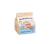 RUDFUZ 200Sheets Kawaii Stationery Cute Cartoon Capybara Non Sticky Notes DIY Diary Decoration Note Paper Portable Tearable Message Post