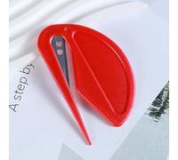 RUDFUZ 2024 New Plastic Letter Opener Mini Sharp Letter Mail Envelope Security Documents Opener Guarded Cutter Blade Office Equipment