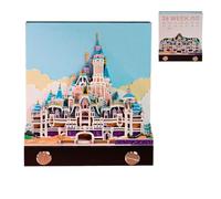 RUDFUZ 2025 Desk Calendar - Time Piece Calendar - 3D Calendar Paper Carving Art Memo Pad Notepad Gift for Christmas Housewarming Desktop Decoration (With Calendar,Without Light)