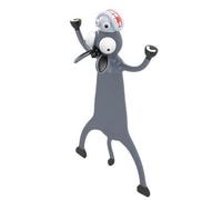 RUDFUZ 3D Cartoon Animal Bookmarks 3D Stereo Wacky Animal Reading Bookmarks Cute Squashed Animals Bookmarks Stationery for Kids, Students and Book Lovers, Reading Presents, Party Favors, 1 Donkey