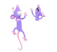 RUDFUZ 3D Cartoon Animal Bookmarks 3D Stereo Wacky Animal Reading Bookmarks Cute Squashed Animals Bookmarks Stationery for Kids, Students and Book Lovers, Reading Presents, Party Favors, 1 Mouse