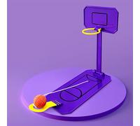 RUDFUZ Desktop Basketball Toy, Mini Basketball Machine Office Desk Decorations Basketball Hoop Toy Board Game for Basketball Lovers