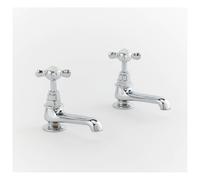 Rudge & Co Rudge and Co Pevensey Traditional Basin Taps 115mm Spout With Optional Handles & 9 Different Finishes - PS1822E Finish: Weathered C