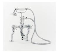Rudge & Co Rudge and Co Pevensey Traditional Bath Shower Mixer Tap With Optional Handles & 9 Different Finishes - PS1820 Finish: French Copper