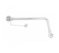 Rudge & Co Rudge and Co Traditional Exposed Plug & Chain Bath Waste With Overflow 9 Different Finishes - OO1058E Finish: Antique Gold, Handle