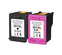 RUDGUZ 301XL Ink Cartridges Replacement for HP 301 XL (Black, Colour) for HP OfficeJet 4630 4632 2620 2622 Envy 4500 5530 5534 4504 DeskJet 2540 1510 2544 2549