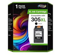 RUDGUZ 305XL Ink Cartridges Compatible for HP DeskJet 2720e All-in-One Colour Printer