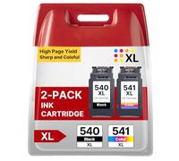 RUDGUZ 540XL 541XL Ink Replacement for Canon PG540 CL541XL Ink Cartridges