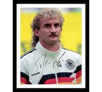 Rudi Voller - West Germany Autographed Signed & Framed Photo Display