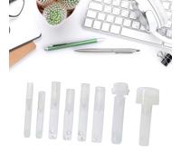 Rudiaoa 5 Pcs Empty Marker Acrylic Paint Marker Pen Clear Refillable Pen Empty Refillable Paint Pen Marker for Artists