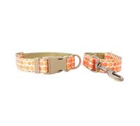 Rudiaoa Dog Collar Lovely Pumpkin Leash For Training Walking Belt For Large And Small Dogs Rope Harvest Theme