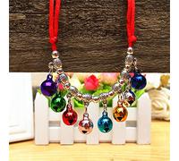 Rudiaoa Dog Collar Ringing Bells Collar Adjustable Bells Necklace Ringing Anti-Lost Tibetan Tibet-Style Puppy Necklace For Women