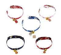 Rudiaoa Elegant Pet Collar With Embroidered Festive New Year Neck Chain For Small Dog Birthday Photo Props New Year Accessories Pet Jewelry Dogs Charm Bulk
