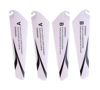Rudiaoa For Copter Lightweight 9cm Propellers For Remote Control Helicopter Aircraft A B Fan Paddles Propellers Set Remote Control Helicopter Accessories