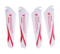 Rudiaoa For Copter Lightweight 9cm Propellers For Remote Control Helicopter Aircraft A B Fan Paddles Propellers Set Remote Control Helicopter Accessories