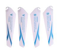 Rudiaoa For Copter Lightweight 9cm Propellers For Remote Control Helicopter Aircraft A B Fan Paddles Propellers Set Remote Control Helicopter Accessories
