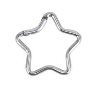 Rudiaoa Heavy Duty Locking Hook for Camping Fishing Hiking Traveling Aluminum Alloy Carabiner Clip Star Shape Climbing