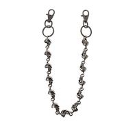Rudiaoa Hip Hop Chain Rock Pocket Chains Secure Travel Wallet Metal Vintage Punk Jean Chains All-match For Male Female Skull Head For Jeans