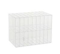 Rudiaoa Marker Pen Holder Pencil Storage Box Large Capacity Marker Holder Desktop School Office Supplies