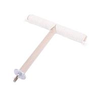 Rudiaoa Natural Wood Bird Perch Standing With Cotton Rope Parrot Stand Stable Scrub Station On Top Of Cage