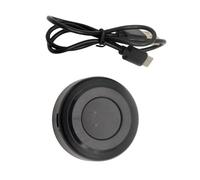 Rudiaoa Portable 8.2mm Space Smartwatch Charging Station Round Charging Base For SU7/SU8/SU9 Black With 1m Charging Cord Wire