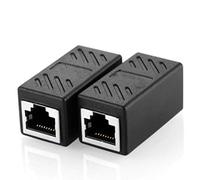 Rudiaoa RJ45 CAT6 Coupler Plug LAN Cable Extender Connector Adapter Cable Gender Changer Networking Testing For Computer