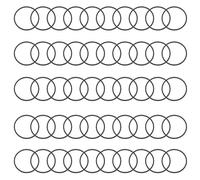 Rudiaoa Rubber Belts Assortment Tape Player Video Recorders Turntables Various Recorder Models Mixed 25/27/28/30mm Diameter Rubber Belt