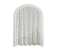 Rudiaoa Victorian Florals Lace Curtains Drape Curtain Shade for Living Room and Bedroom Light Filtering Sheer Panels