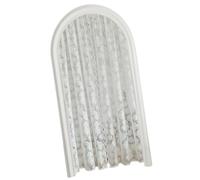 Rudiaoa Victorian Florals Lace Curtains Drape Curtain Shade for Living Room and Bedroom Light Filtering Sheer Panels