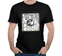Rudimentary Peni Band Farce Nick Blinko Unique Mens Short-Sleeved T Shirts Black Size M
