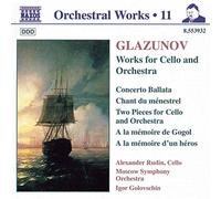Rudin:Moscow So - GLAZUNOV: Works for Cello and Orchestra