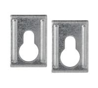 rudis-spareparts Wall Mount Mounting Plate #103693 Suitable as Replacement Part for IKEA PAX/METOD/Kallax (Pack of 2)