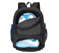 Rudmox Soccer Ball Bag-Backpack for Basketball,Volleyball with Cleat Shoes and Ball Compartment and Inside Laptop Sleeve for Travel,Gym,Hiking,Sports Team