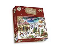 Rudolf Farkas Christmas Village Fair - 500 Piece Xmas Jigsaw Puzzle
